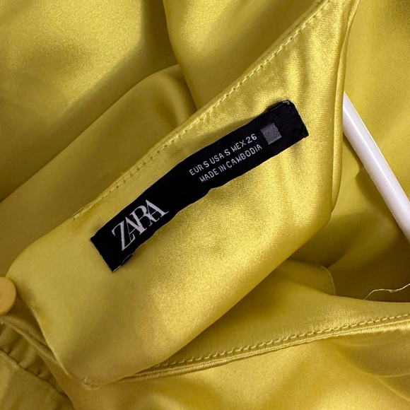 ZARA: SATIN EFFECT OPEN BACK TOP - Picture 6 of 6